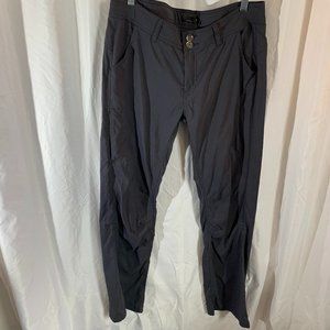 Prana Trousers with Roll Up Capri Option Front and Back Pockets